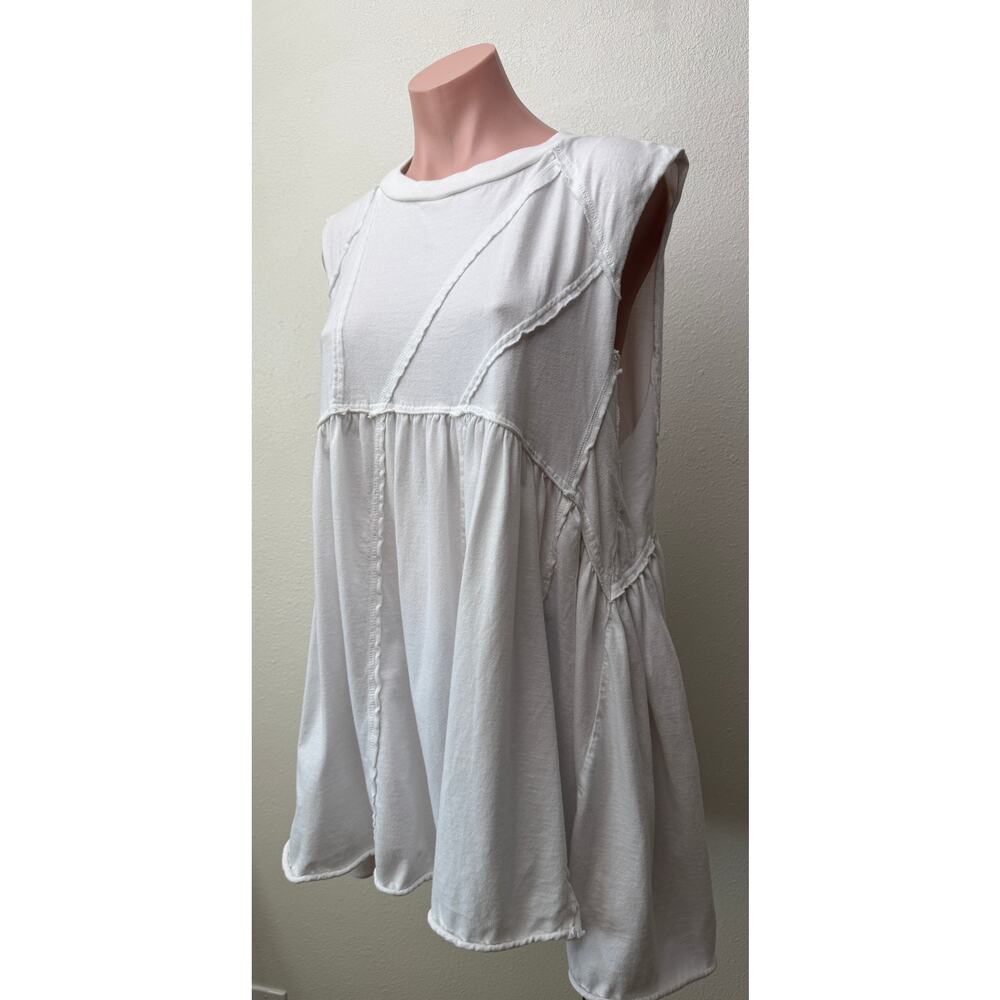 Urban Outfitters Stevie White Babydoll Dress Women's M - Picture 2 of 15